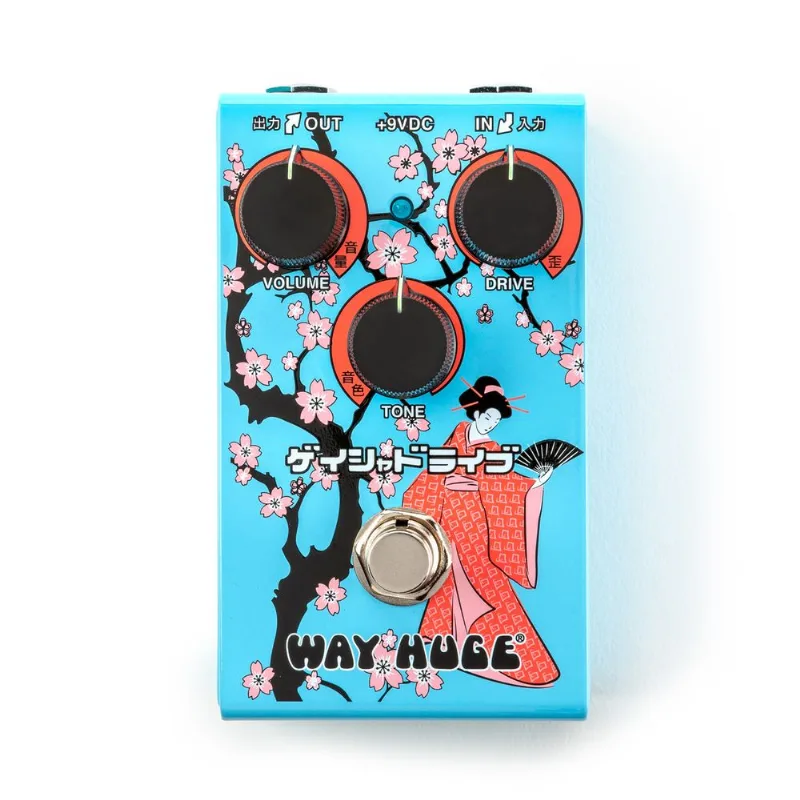 Pedal Way Huge Smalls Geisha Drive WM32B — Overdrive/Distortion versátil para guitarra PEDAL WAY HUGE SMALLS GEISHA DRIVE WM32B DUNLOP