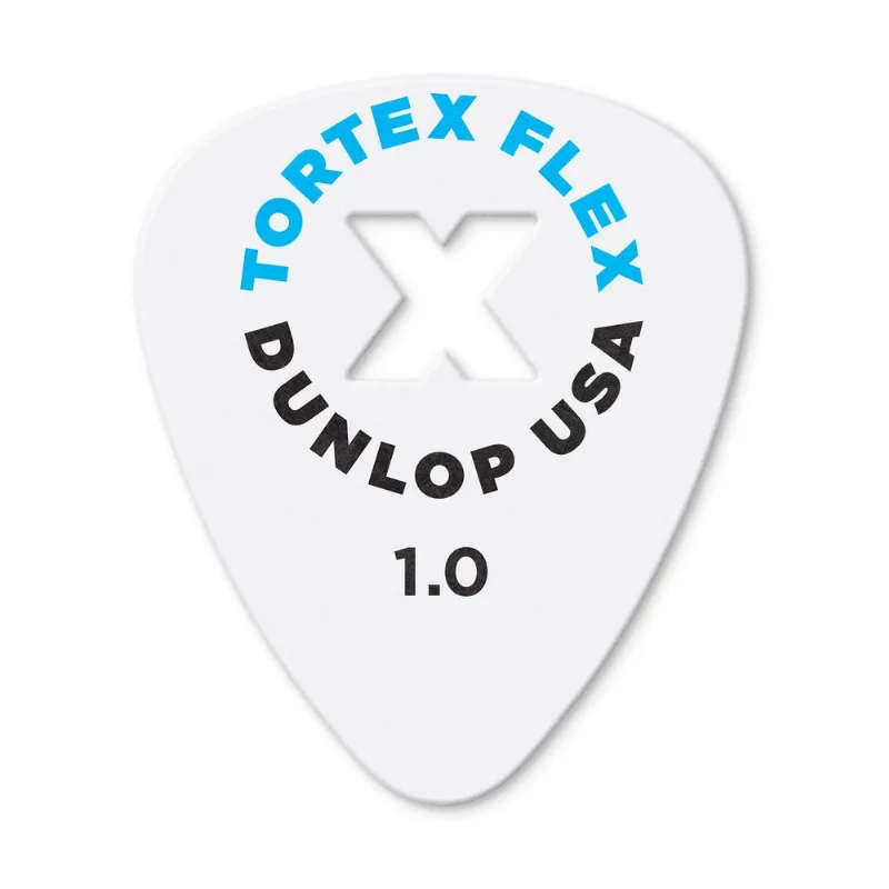 Palheta Dunlop Tortex Flex X 1,00 mm — Pack com 12 unidades 428XP100 para guitarra e violão PALHETA TORTEX FLEX X 1,00 MM PCT C/12 428XP100 DUNLOP