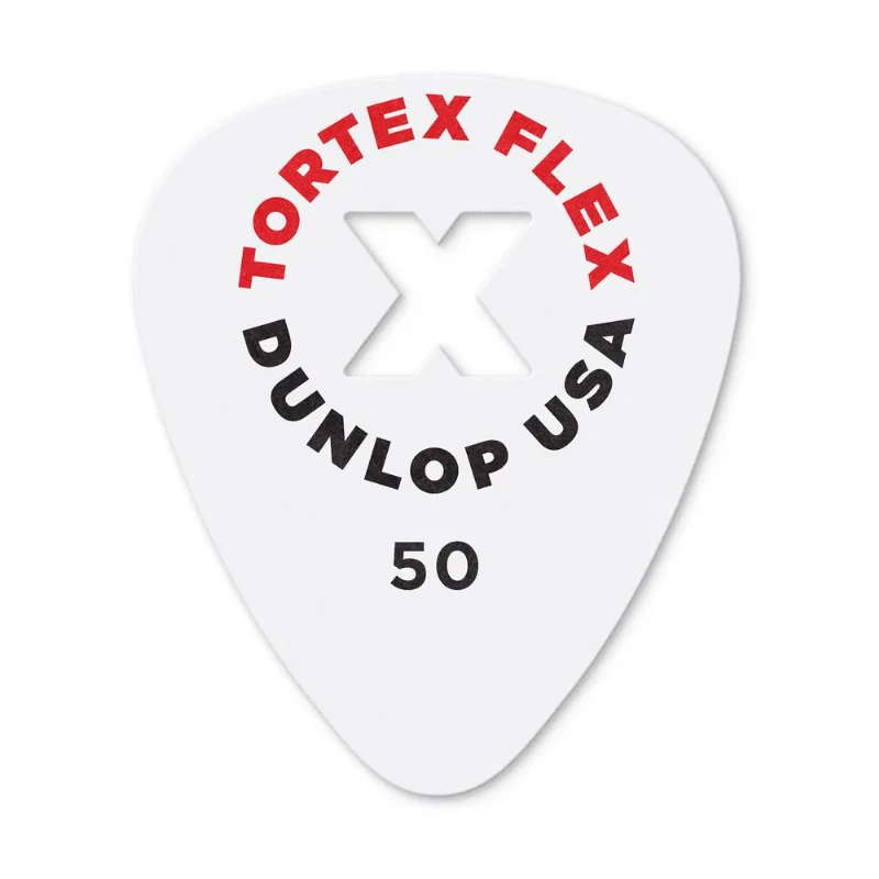 Palheta Dunlop Tortex Flex X 0,50 mm — Pack com 72 unidades para guitarra e violão PALHETA TORTEX FLEX X 0,50 MM PCT C/72 428XR050 DUNLOP