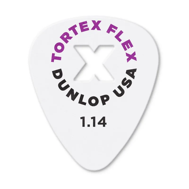 Palheta Dunlop Tortex Flex X 1,14 mm — Pack com 72 unidades PALHETA TORTEX FLEX X 1,14 MM PCT C/72 428XR114 DUNLOP