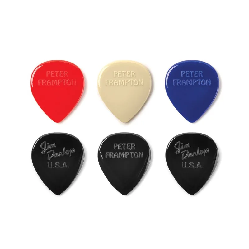 Palheta Dunlop Vintage Jazz Peter Frampton 2.08mm PF599P — Pack Sortido com 6 Unidades PALHETA VINTAGE JAZZ PETER FRAMPTON SORTIDAS PCT C/6 PF599P DUNLOP