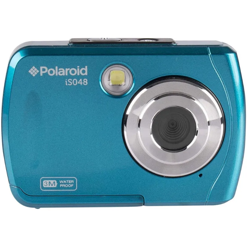 Câmera de ação à prova d'água 16MP, compartilhamento instantâneo - cor teal