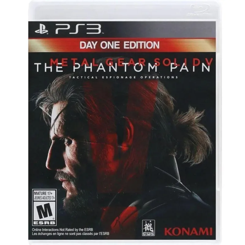 Metal Gear Solid V Phantom Pain Mídia Física Lacrado - PS3 - Sony - Games