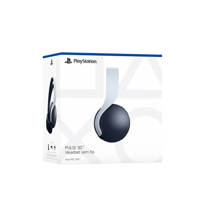 Headset Sem Fio - Pulse 3D - Playstation 5 - Sony - Sony - Tecnologia