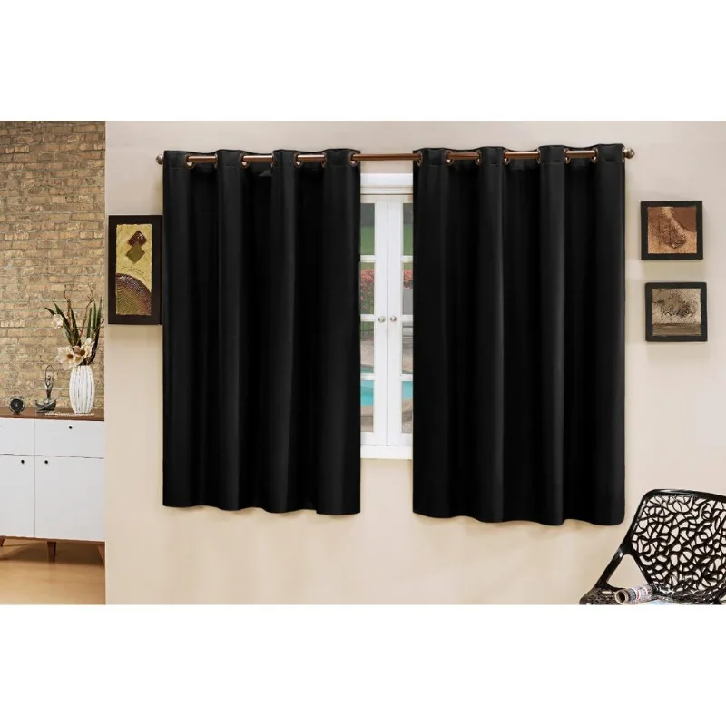 Cortina Corta Luz Blackout Blecaute 2,80 X 1,60 Pvc Preto