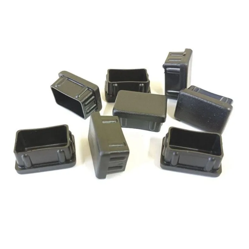 Ponteira Interna Retangular 20 X 30 Mm Preta - 1000 Peças