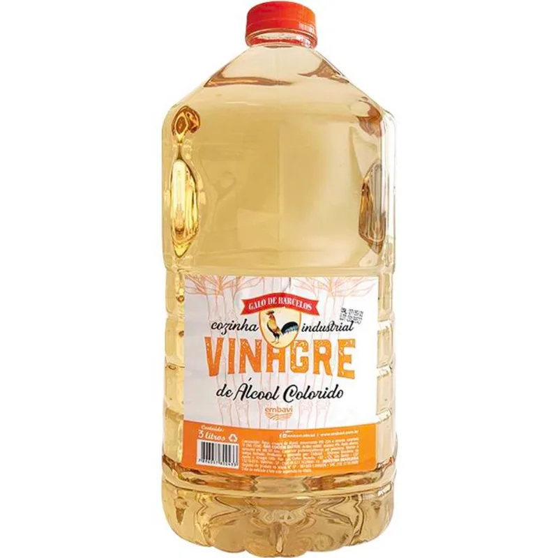 Vinagre de Álcool Colorido Galo 3L