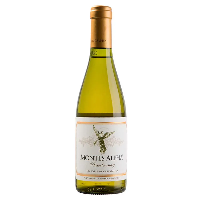 Vinho Chileno Branco Chardonay Montes Alpha 375ml