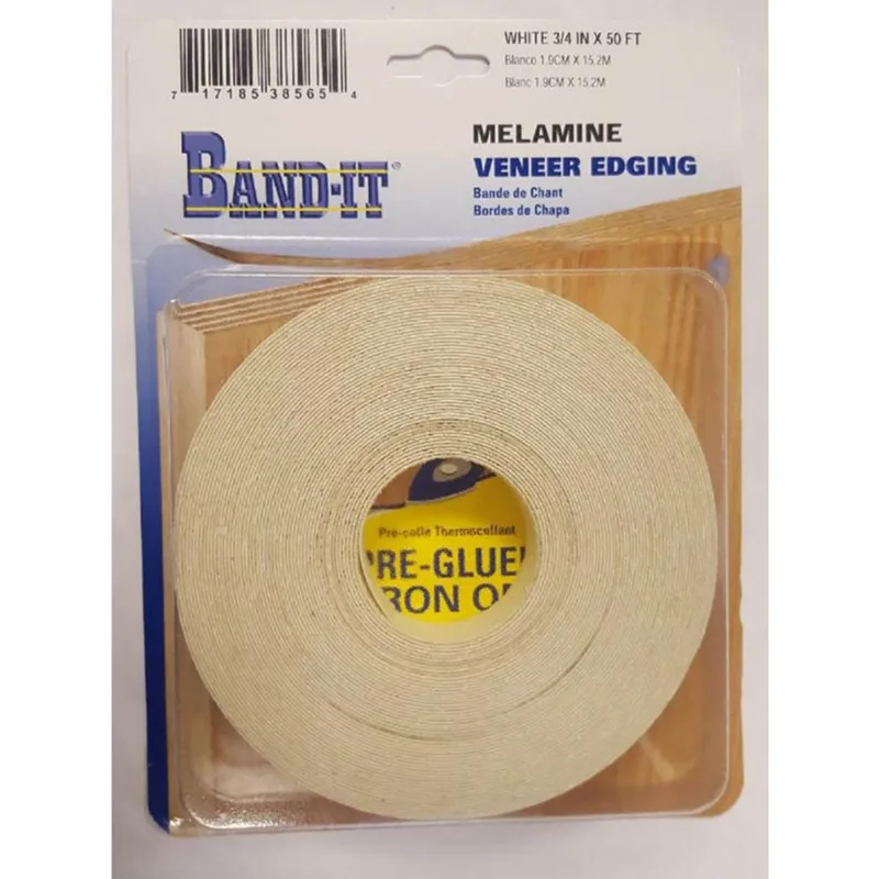 Melamina Branca Veneer Edging Band-it 0,76 Cm X 15,24 M (pacote 12)