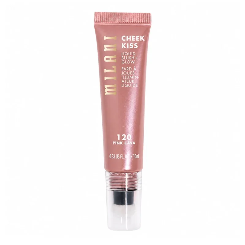 Milani Cheek Kiss Blush + Glow Pink Cava 120 - Blush Líquido Iluminador