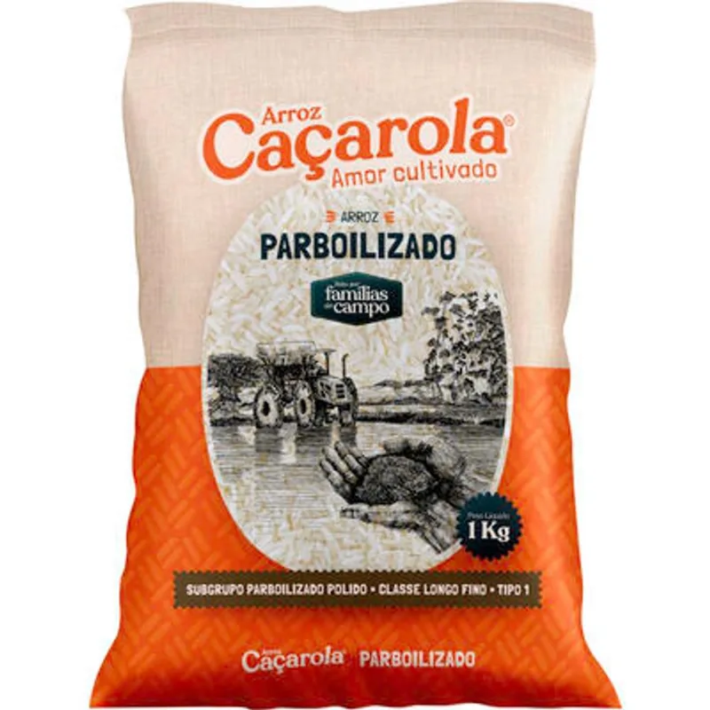 Arroz Parboilizado Caçarola Tipo 1 1kg
