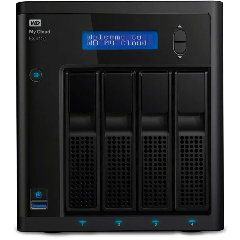 Case Storage NAS WD MY CLOUD EX4100 4-Bay Sem Disco - WDBWZE0000NBK-NESN 2626