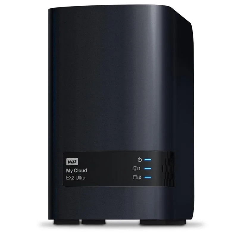 Storage WD My Cloud EX2 Ultra sem Disco Preto Interface USB e Gigabit Ethernet