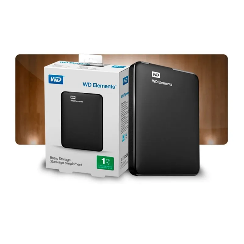 HD Externo Portátil WD Elements 1TB USB 3.0
