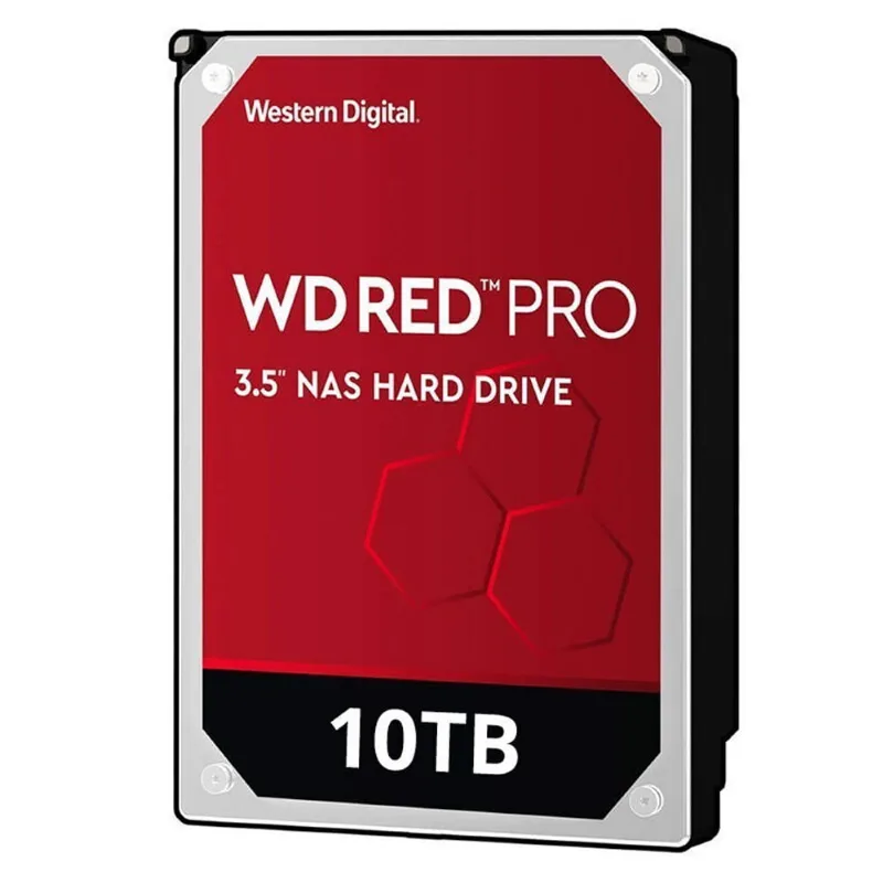 Hdd Wd Red Pro 10 Tb Nas Para Servidor 24x7 - Wd102kfbx