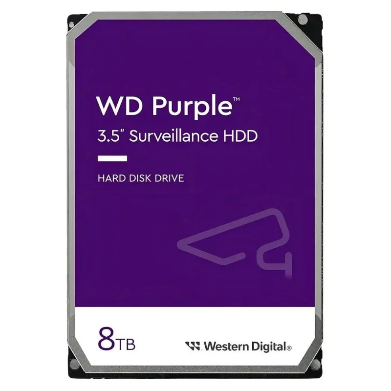 HD Para Vigilância Western Digital WD Purple 8TB SATA 256MB WD85PURZ (MP)