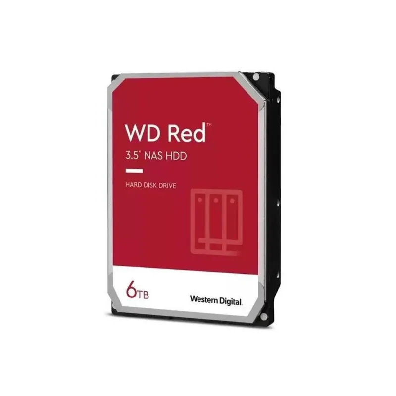 HD Para Servidor NAS Western Digital WD Red NAS SATA 6GB/S WD60EFPX 256MB 6TB (MP)