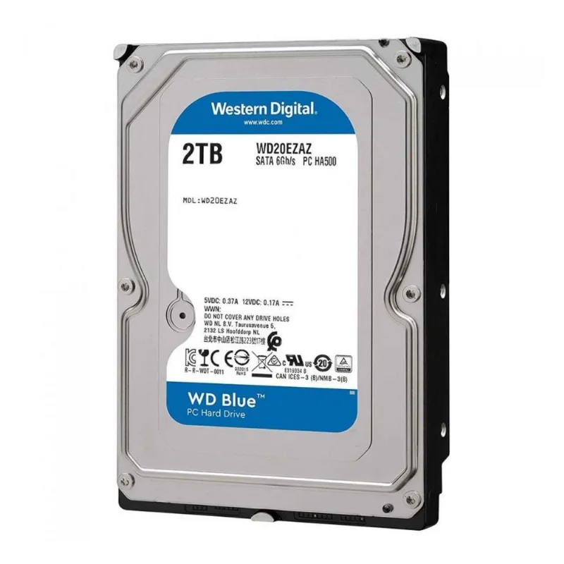 Hd Interno Western Digital 3.5, Azul, Sata3, 2tb