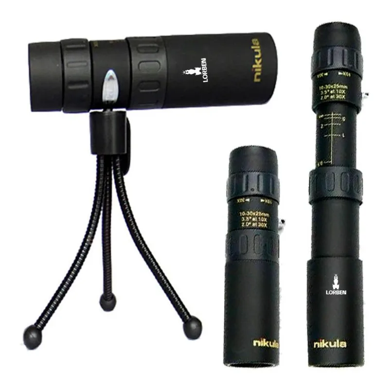 Monóculo Luneta 10-30x25 Profissional Tático Telescópio