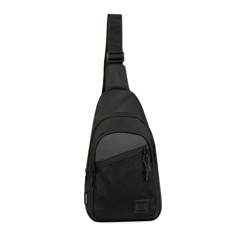 Mochila Transversal Masculina Pequena BG Net U / Preto