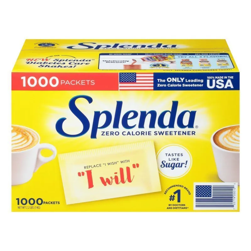Adoçante Splenda Zero Calorias - 1000 Saches - Não Informado - Mercearia