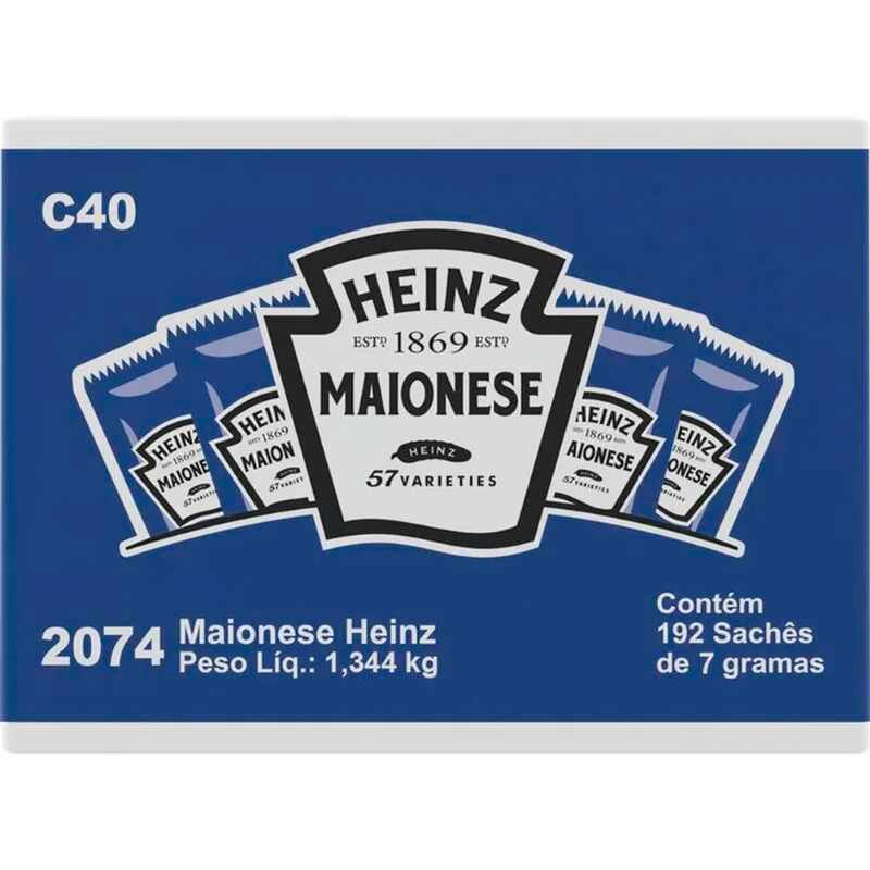 Maionese Heinz Minissachê 192x7ml