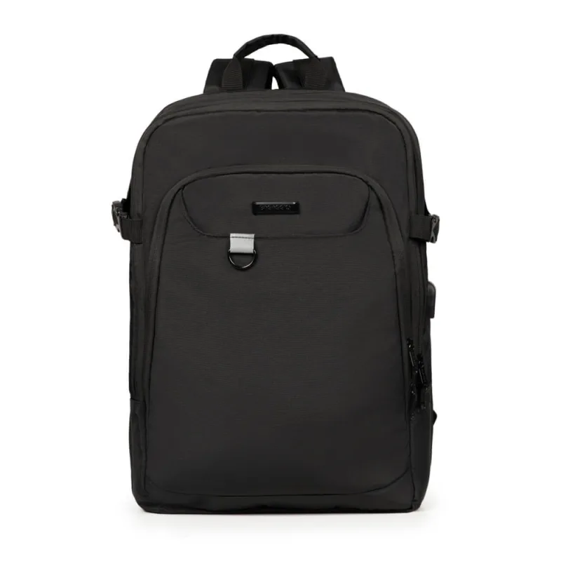 Mochila de Viagem Masculina Grande Expansivel Voyage para Notebook Preta - Bagaggio - Mochilas