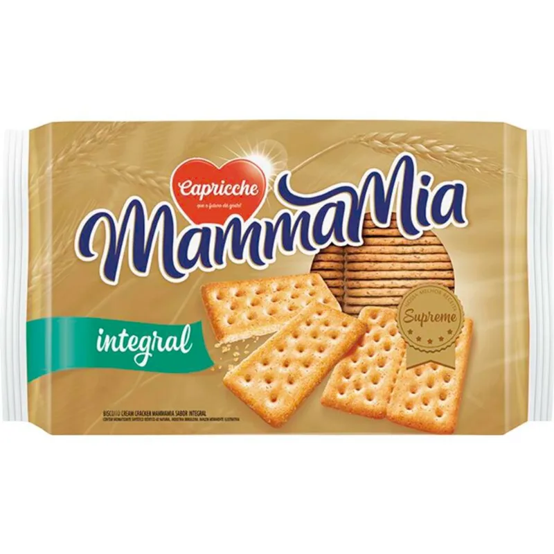 Biscoito Mamma Mia Cracker integral 350g