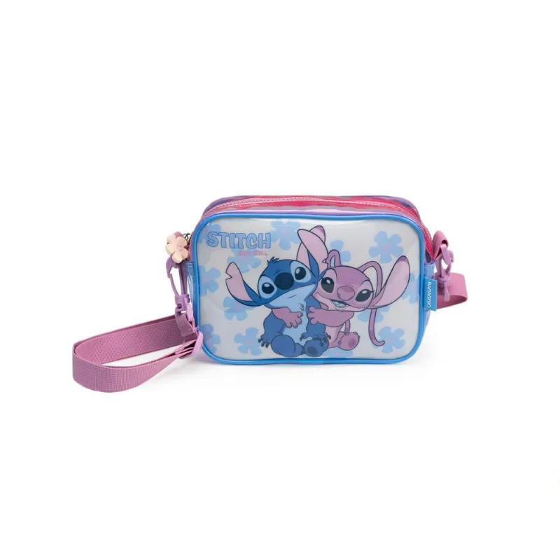 Bolsa de Ombro Feminina Stitch Infantil Azul U / Azul
