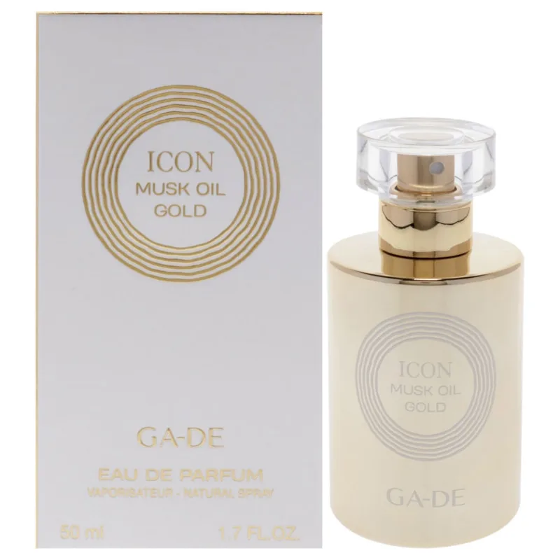 Perfume ga-de Icon Musk Oil Gold Eau de Parfum 50ml para mulheres