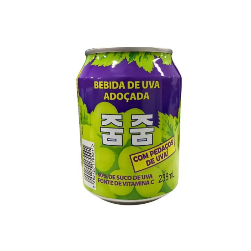 Suco de Uva Jumju com Pedaços 238 ml - Importado