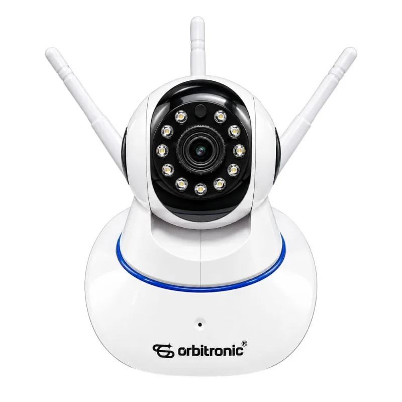 Câmera Wi-Fi Full HD 1.3MP ORB7160 Interna Visão Noturna Orbitronic Câmera Wi-fi Full HD 1.3MP Interna Visão Noturna ORB7160 Branca