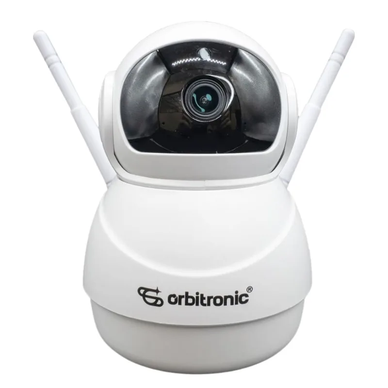 Câmera Wi-Fi Full HD 2MP ORB766 Interna Robô Orbitronic Câmera Wi-fi Robô Full HD 2MP Interna Espiã ORB766 Branca