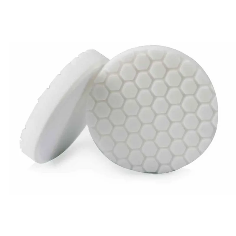 Os caras químicos bufx 104HEX4 bufx 104 HEX4 almofada de polimento de meio-claro hex-logic, branco (almofada de 4,5 polegadas feita para placas de apoio de 4 polegadas)