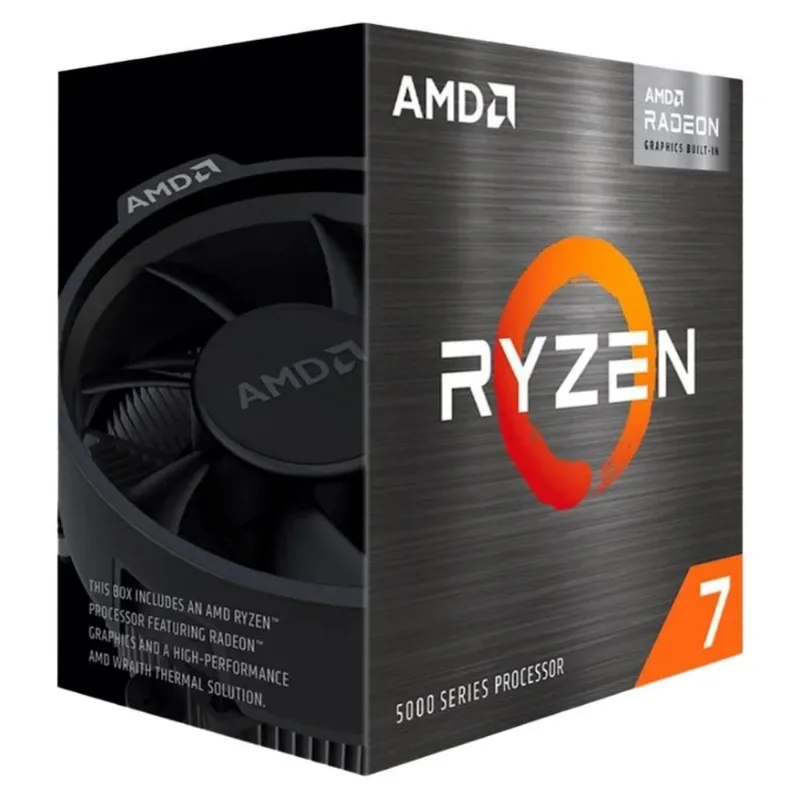Processador AMD Ryzen 7 5700G AM4 3.8GHz Com Vídeo Integrado Box (MP)
