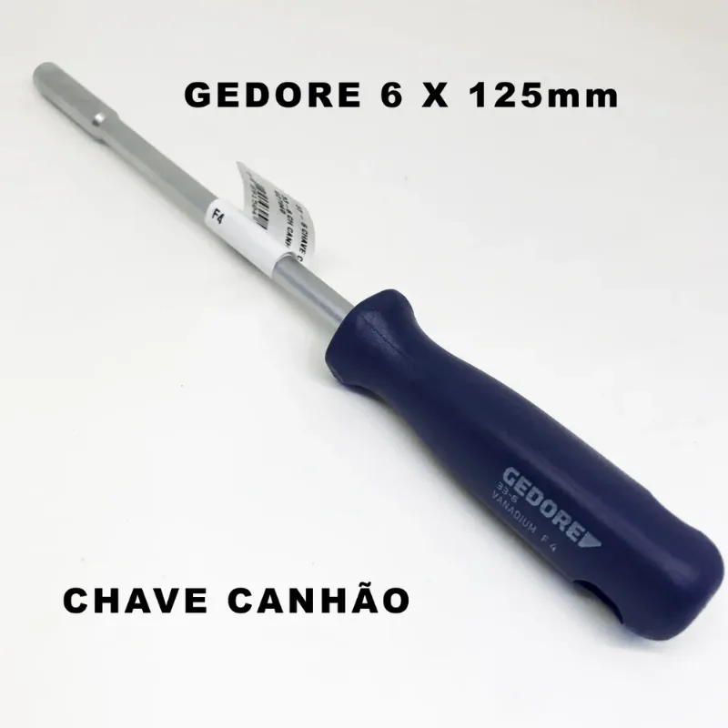 CHAVE CANHAO 6X125MM GEDORE 33-6