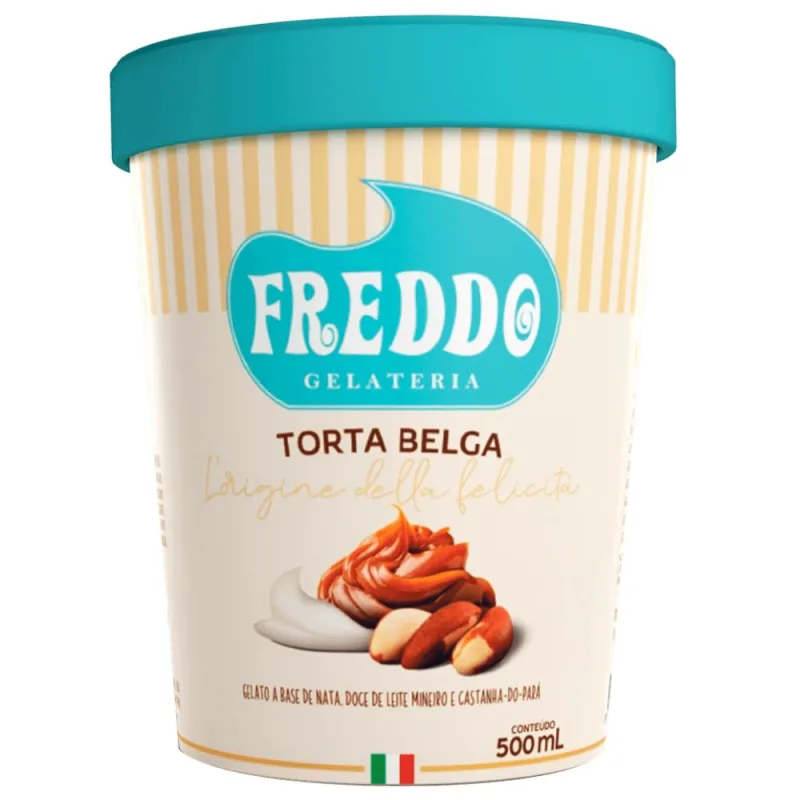 Sorvete Torta Belga Freddo 500ml - Freddo - Sorvete