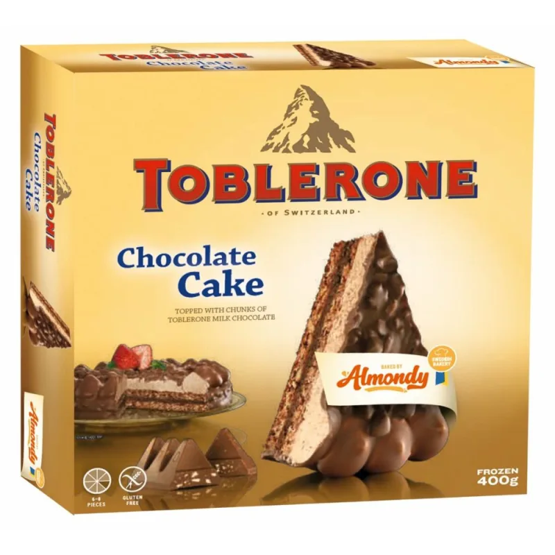 Torta Almondy Cake Sem Glúten Toblerone 400g - Toblerone - Importados
