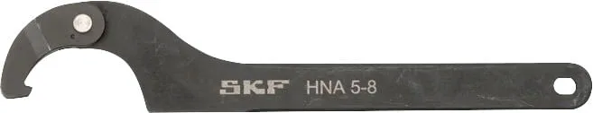 Chave de gancho ajustável para porca de segurança de rolamentos HNA 5-8 SKF - SKF MAPRO - Ferramentas Manuais