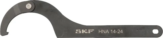 Chave de gancho ajustável para porca de segurança de rolamentos HNA 14-24 SKF - SKF MAPRO - Ferramentas Manuais