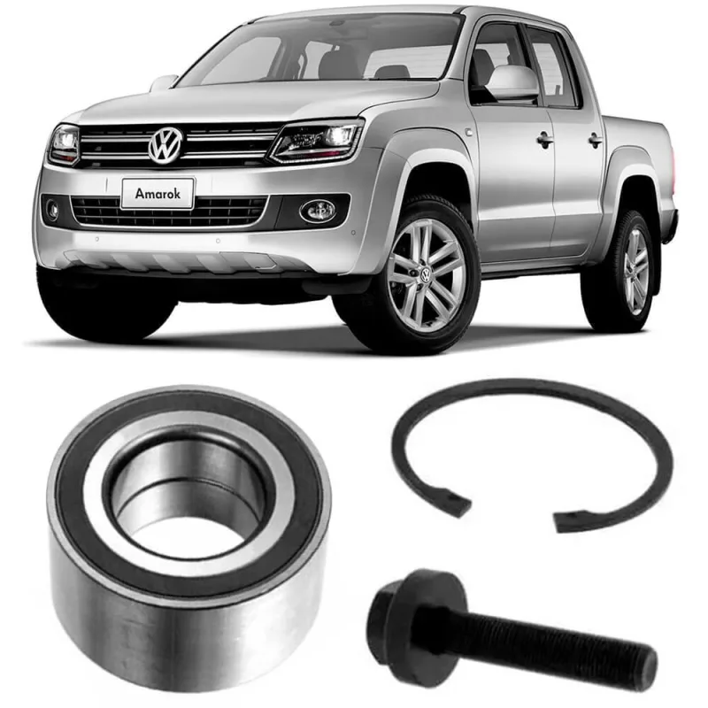 Kit Rolamento Roda Amarok 2011 A 2017 Dianteiro Sem Abs - SKF