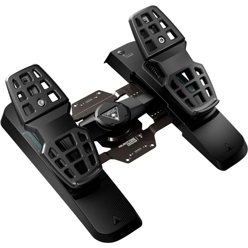 Turtle Beach-Pedais de leme universais -PCs com Windows, Xbox Series X, Xbox Series S-Black-TBS-0718-05
