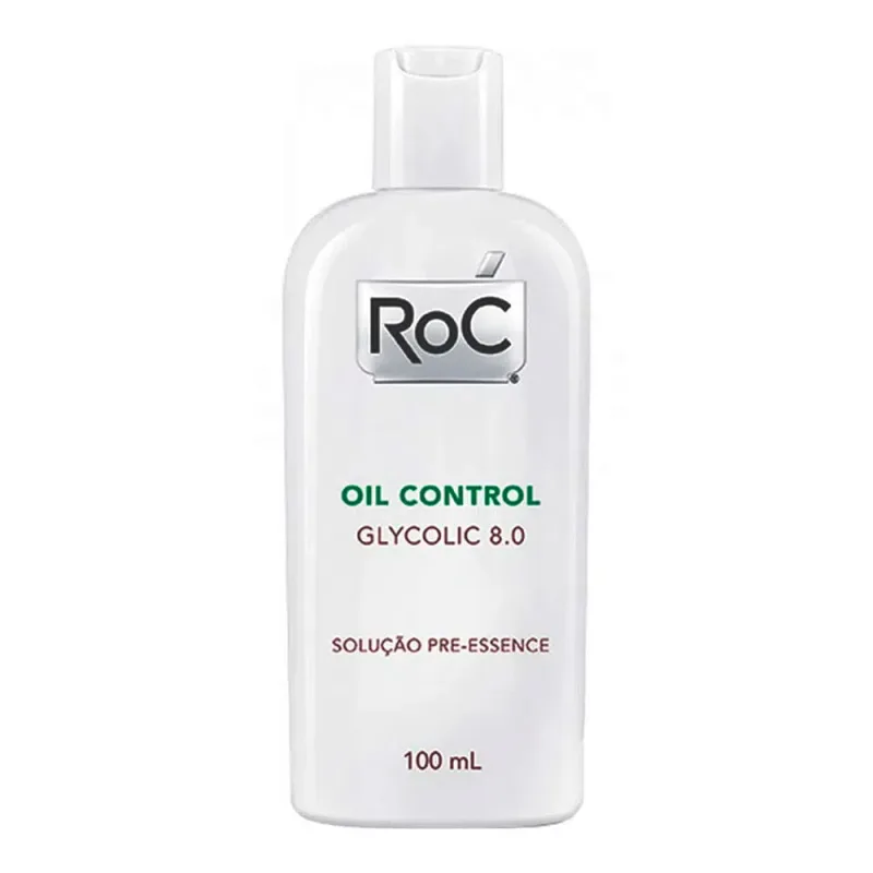 Solução Para Limpeza Facial Roc Oil Control Glycolic 8.0 100ml - Roc - Dermocosméticos