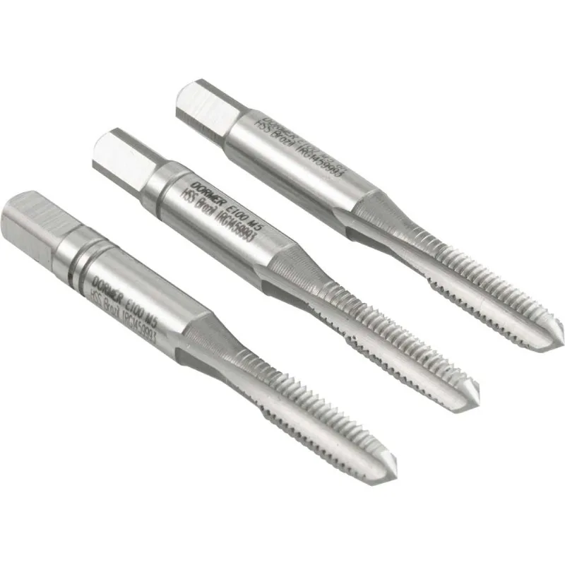 Macho Manual Aço Rápido M 5 DIN 352 E100M5NO8 - Dormer