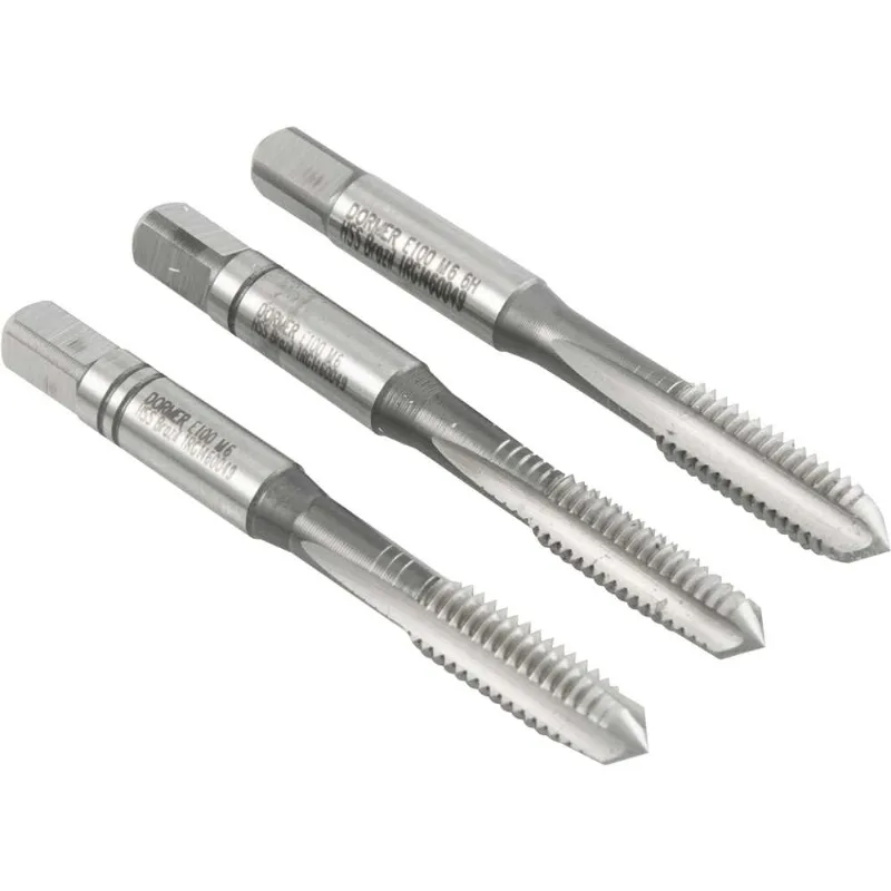 Macho Manual Aço Rápido M 6 DIN 352 E100M6NO8 - Dormer
