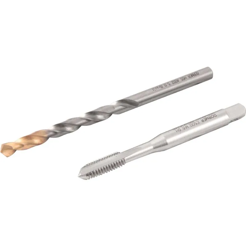 Jogo duopack macho manual 6 mm x 1,00 mm com broca 5,0 mm - DORMER