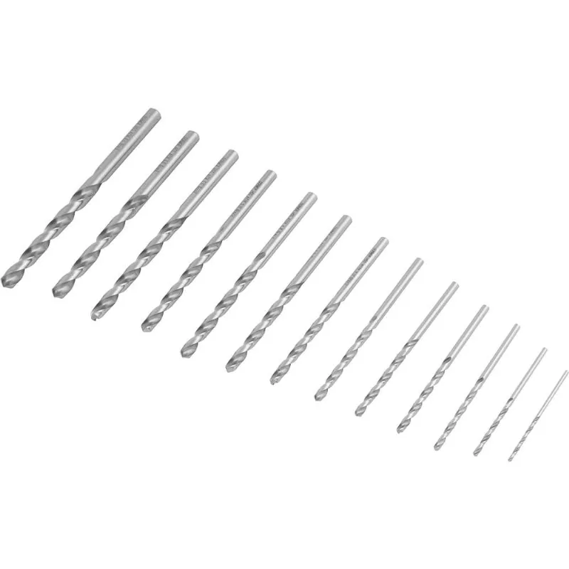 Jogo de Broca Aço Rápido 1,5-6,5mm 13 Peças DIN338 com Estojo - Dormer