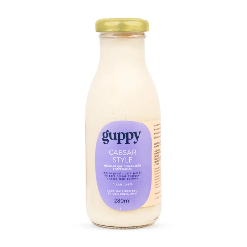 Molho para Salada Caesar Queijo Parmesão Guppy 280ml - GUPPY - Mercearia E Gastronomia