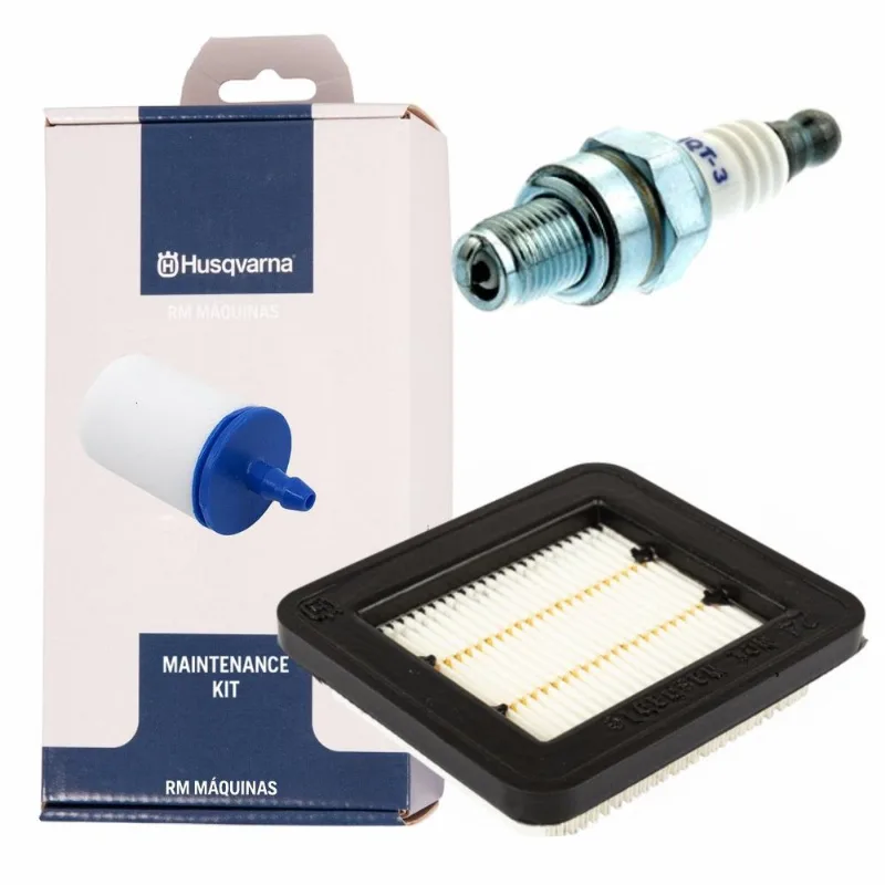 Kit Manutenção Filtros Vela Roçadeira Husqvarna 345fr/545f/545fr/545rx Original