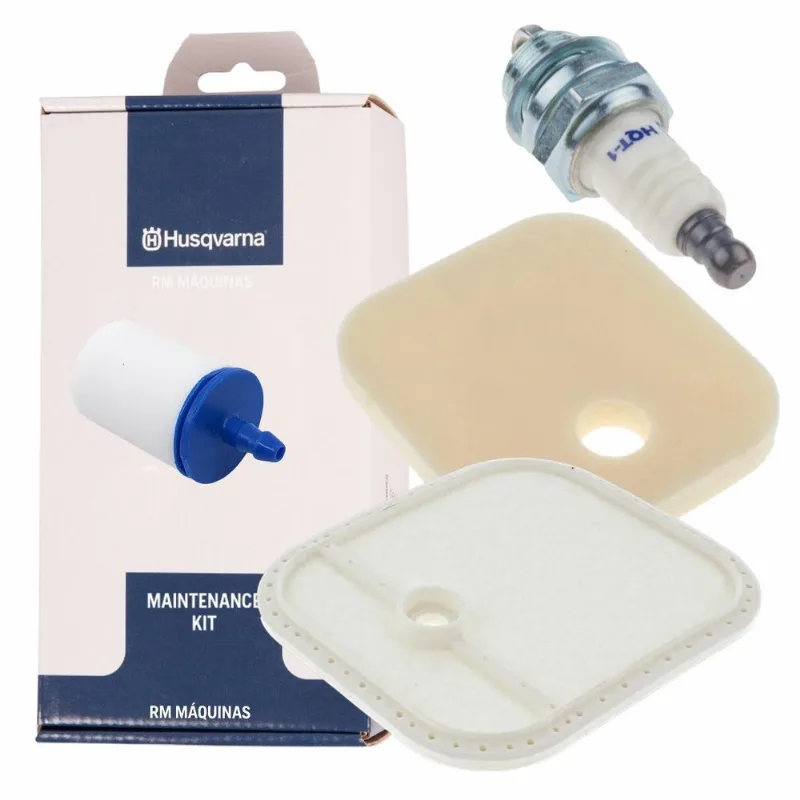 Kit Manutenção Filtros Vela Roçadeira Husqvarna 236rs 143rs Original